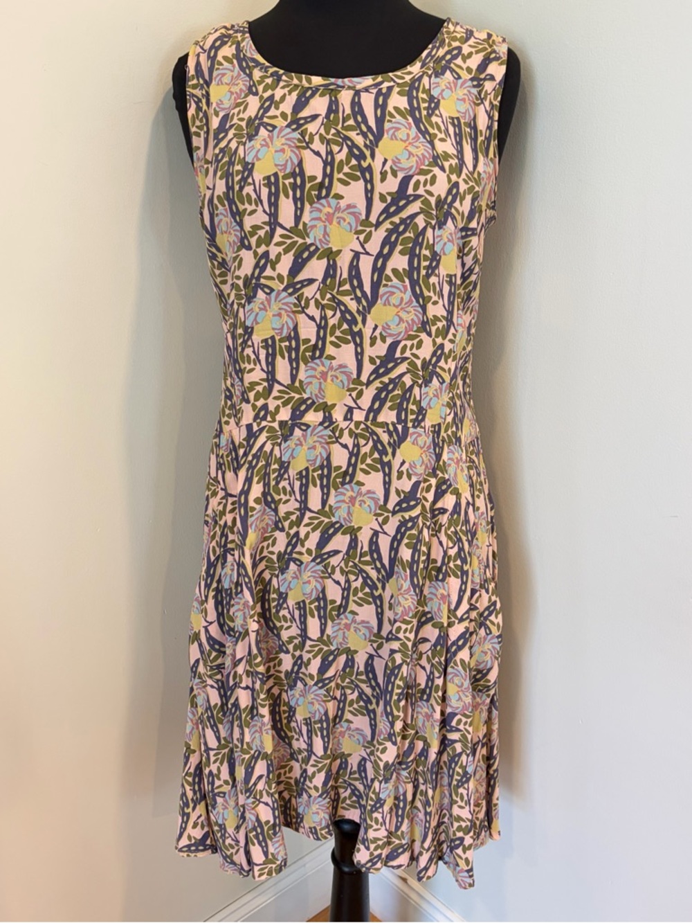 FLAX Jeanne Engelhart floral Rayon dress